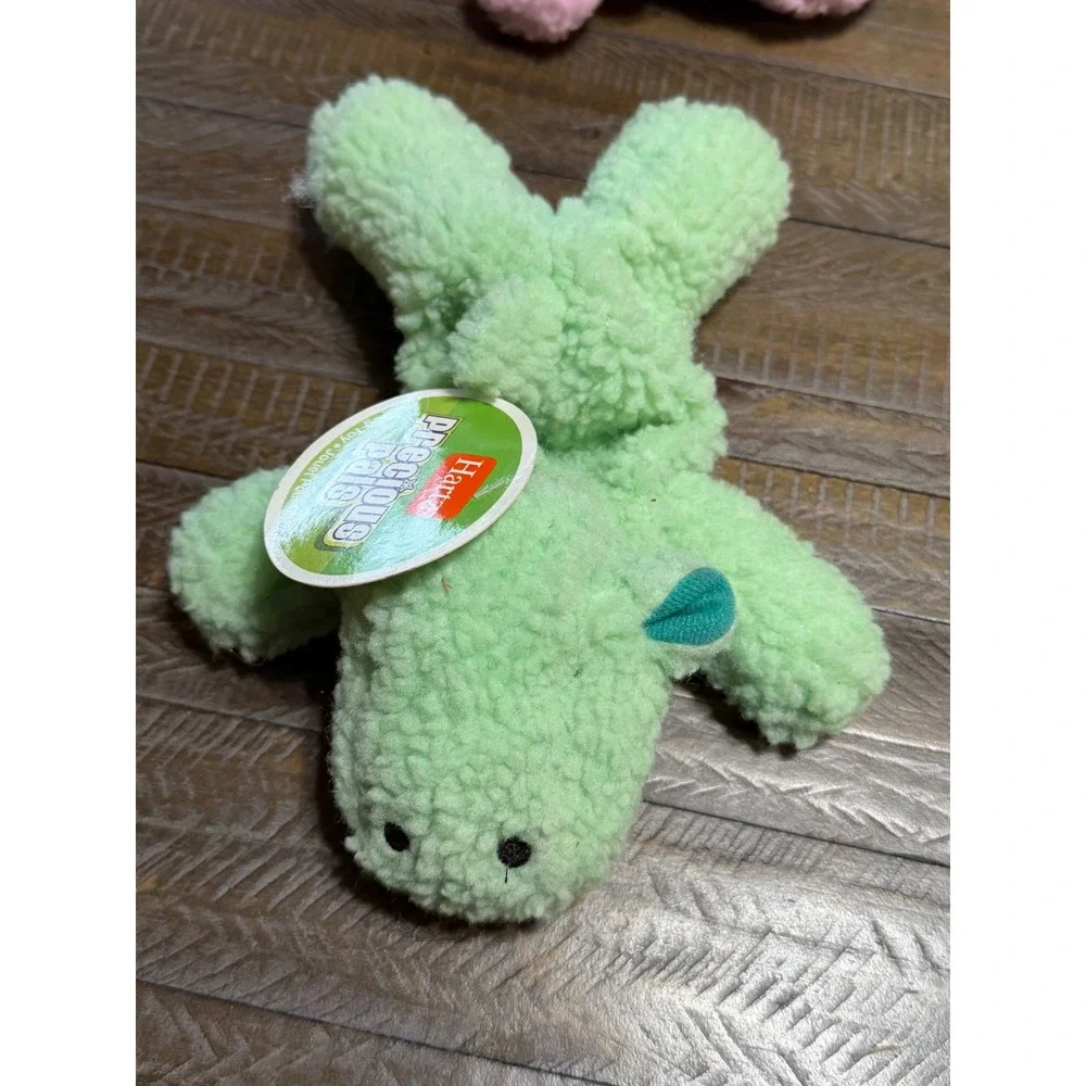Hartz Precious Pals Dog Toy Set 3pk OS Multicolor NWT Sherpa Plush Floppy Animal